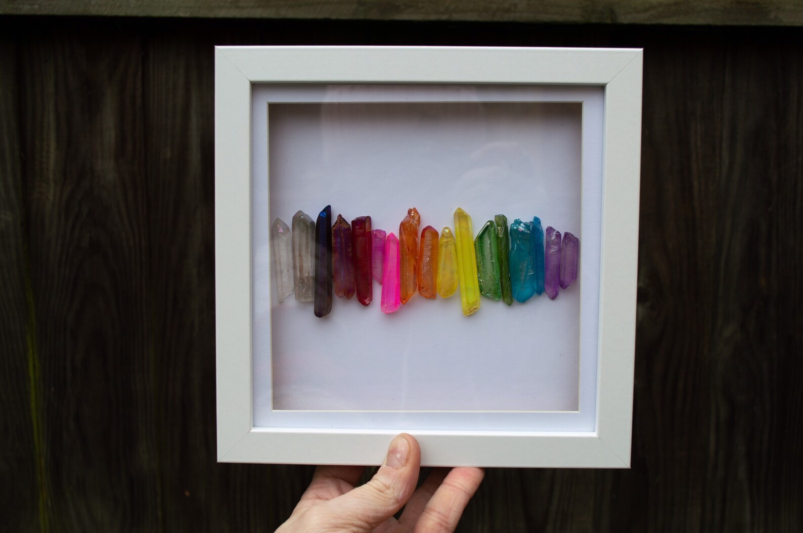 Crystal shadow box handmade decor unique decor shadow Etsy