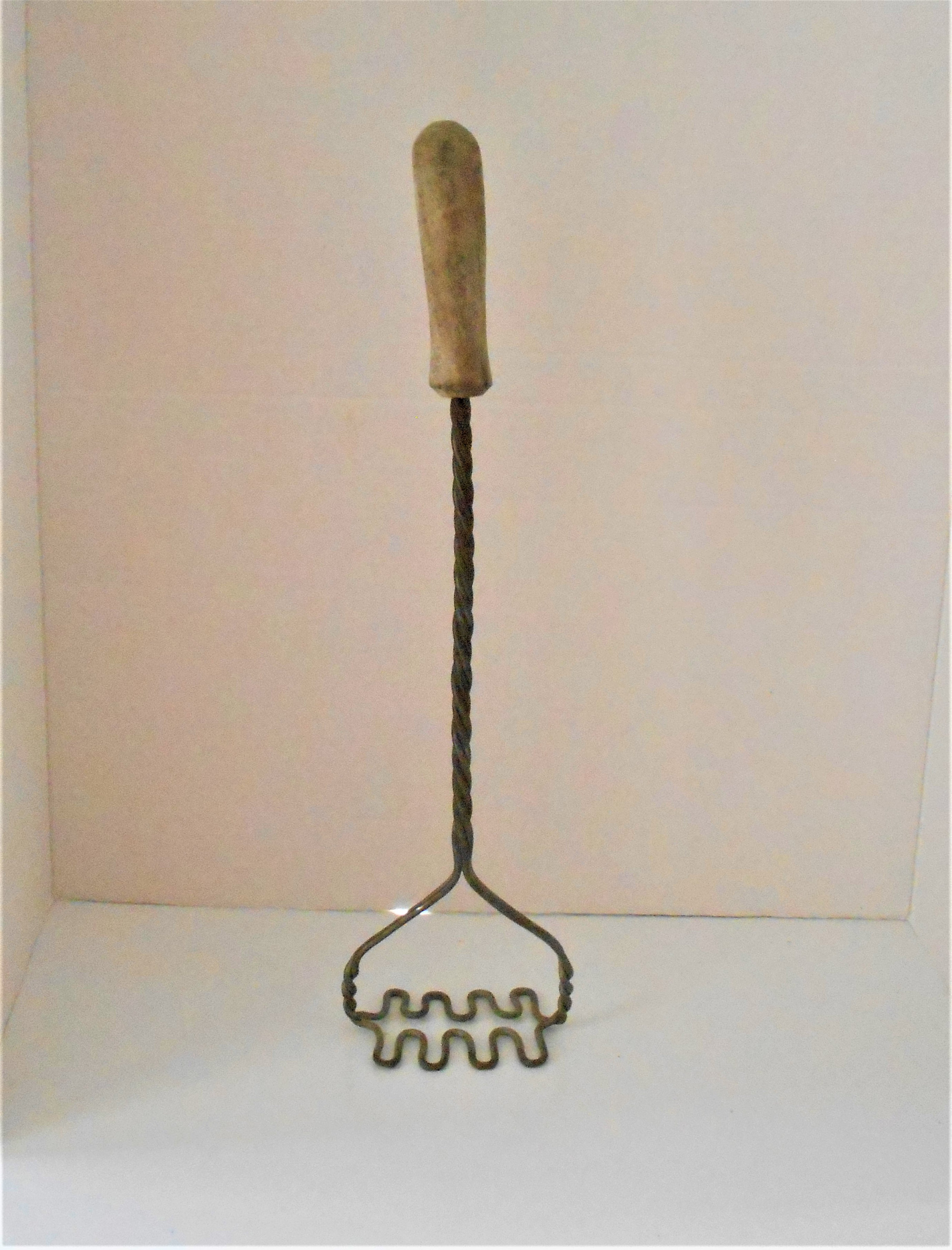 Vintage Potato Masher Double Wavy Base Twisted Steel Tall Etsy