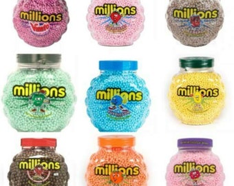 Millions Sweets, Pick  From 9 Flavours ,Party, Retro, Pick n Mix, SOLD LOOSE, Not in original packaging UK only