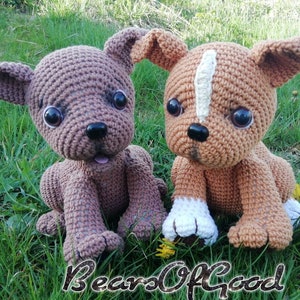 Pitbulls -  crochet pattern