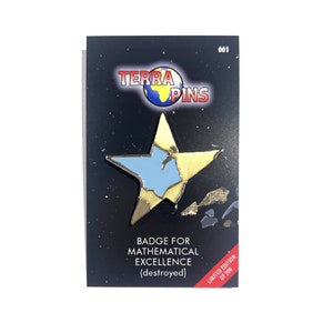 Doctor Who - Badge for Mathematical Excellence Destroyed Version Earthshock