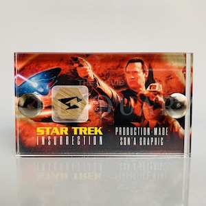Star Trek Insurrection Production Made Son'a Graphic TNG mini display.