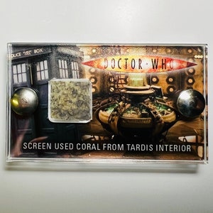 Doctor Who 9th/ 10th Doctor Tardis Coral from the Tardis Interior- mini display-The Movie Reliquary..