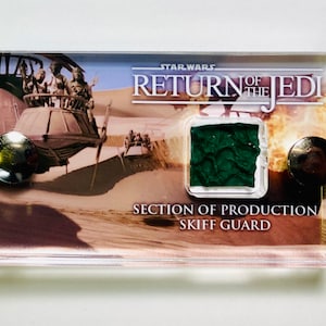 Star Wars - Return of the Jedi - Production Skiff Guard section mini display.