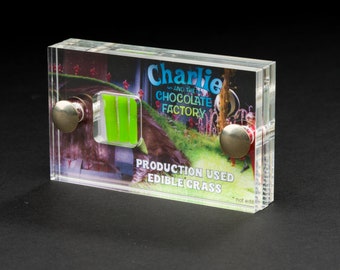 Charlie and the Chocolate Factory Production Used Grass mini display