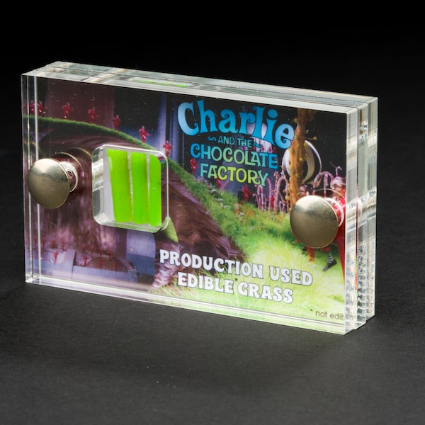 Charlie and the Chocolate Factory Production Used Grass mini display.