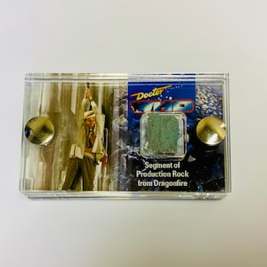Doctor Who - Dragonfire Production Rock section mini display.