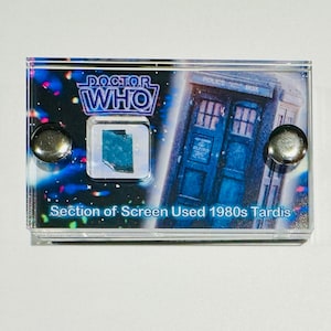 Doctor Who Section of Screen Used 1980&#39;s TARDIS Mini display.