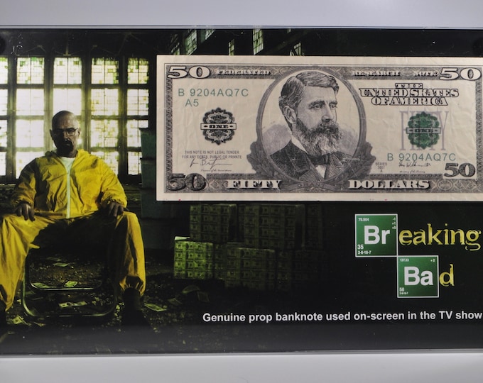 Breaking Bad - screen used bank note display