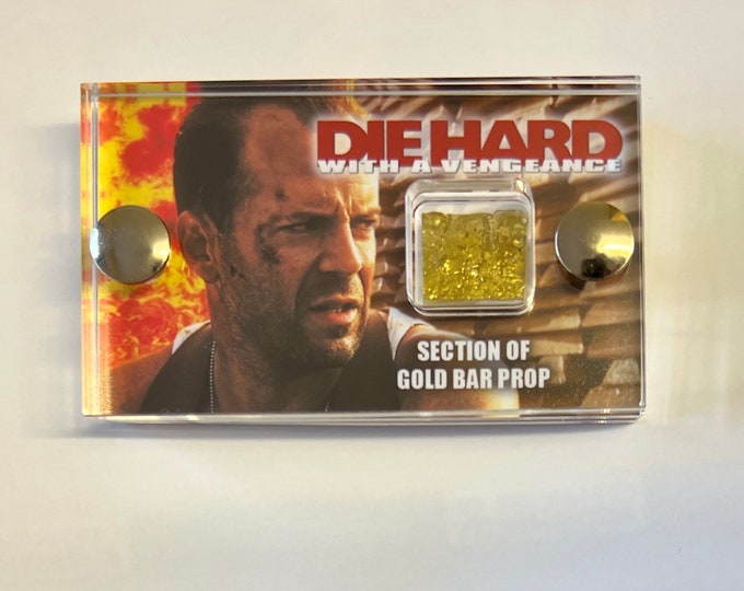Die Hard Mini Display - Section of Gold Prop Bar