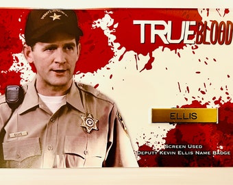 True Blood - Scherm gebruikt Kevin Ellis politienaambadge