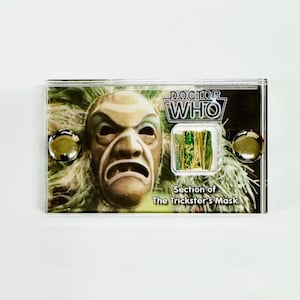 Doctor Who - Sección usada en pantalla de The Trickster de Kinda - mini exhibición.