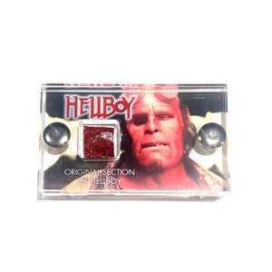 Hellboy -Production Used Skin Prosthetic Section mini display