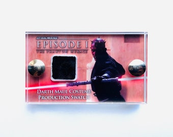 Star Wars Episode 1 - Darth Maul Costume Swatch mini display