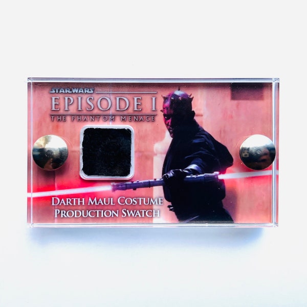 Star Wars Episode 1 - Darth Maul Costume Swatch mini display