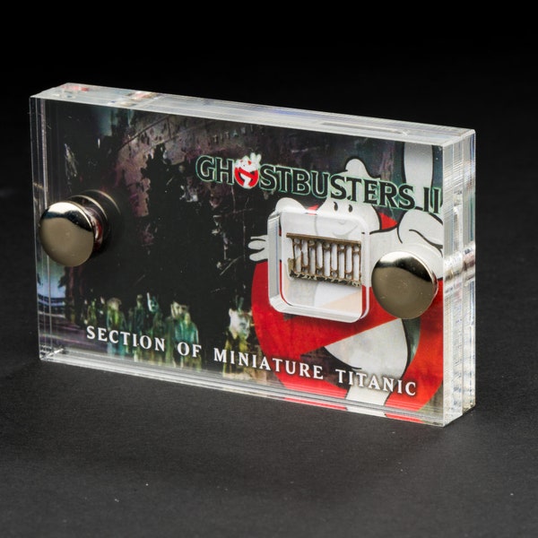 Ghostbusters 2 - Scherm - Gebruikt ILM Titanic Miniatuurfilm Prop-sectie - minidisplay