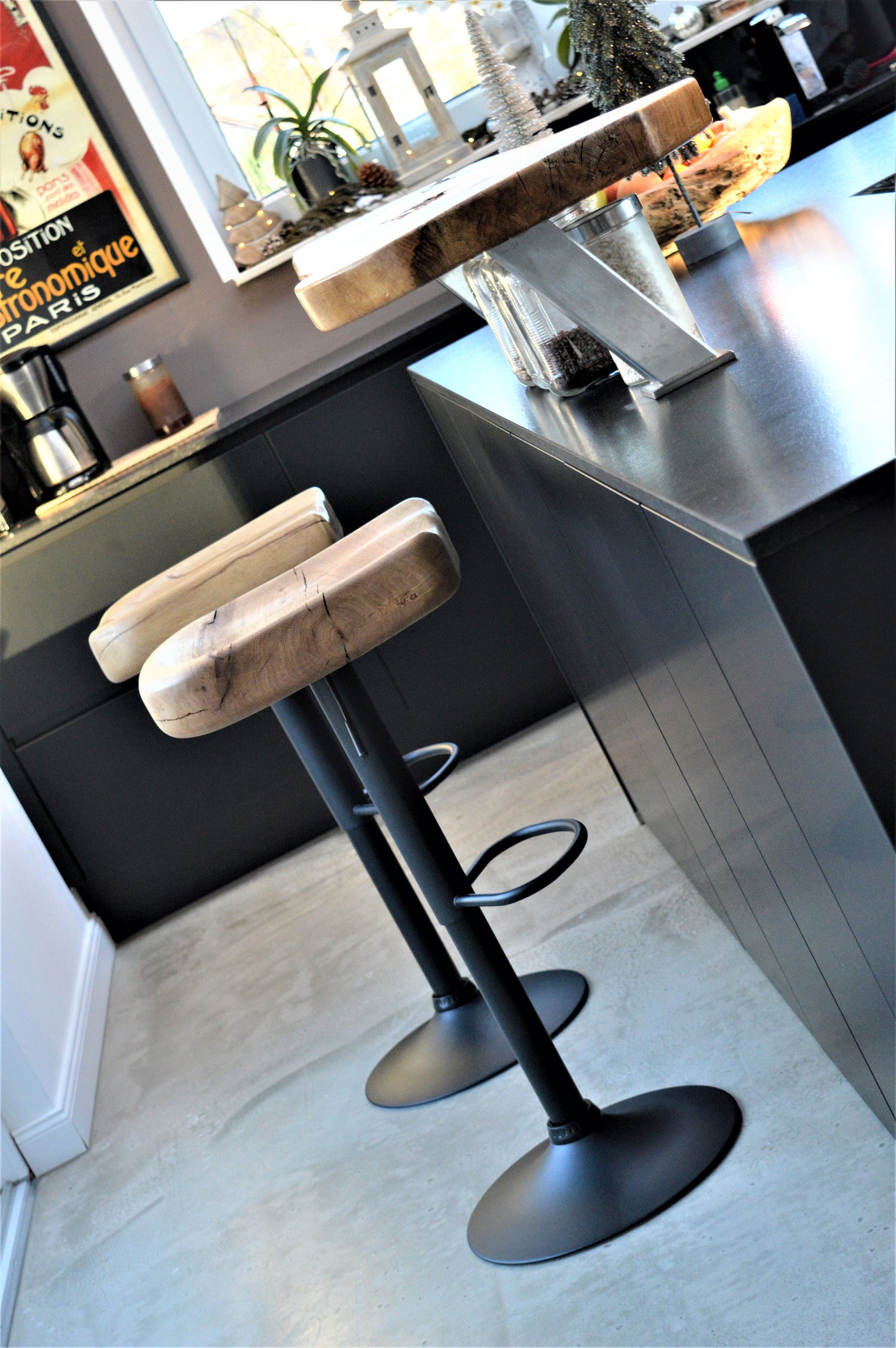 lot De 2 tabourets Bar