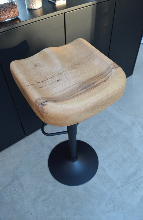 Tabouret de toilette avec assise profilée, tabouret de salle de