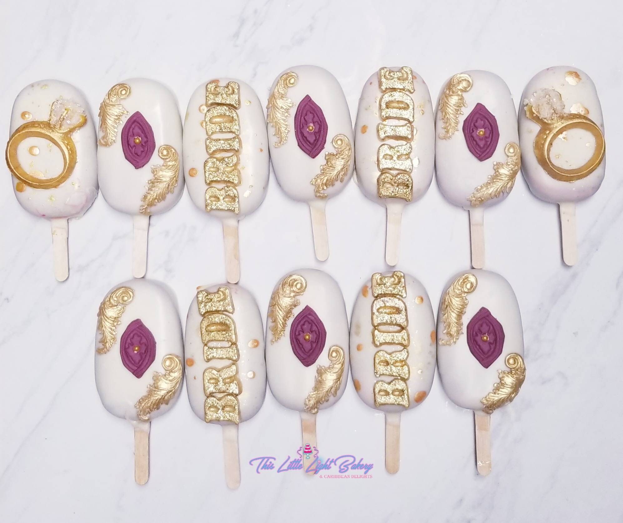 Bridal Shower Cakesicles Wedding Cakesicles Wedding Cakepops Etsy