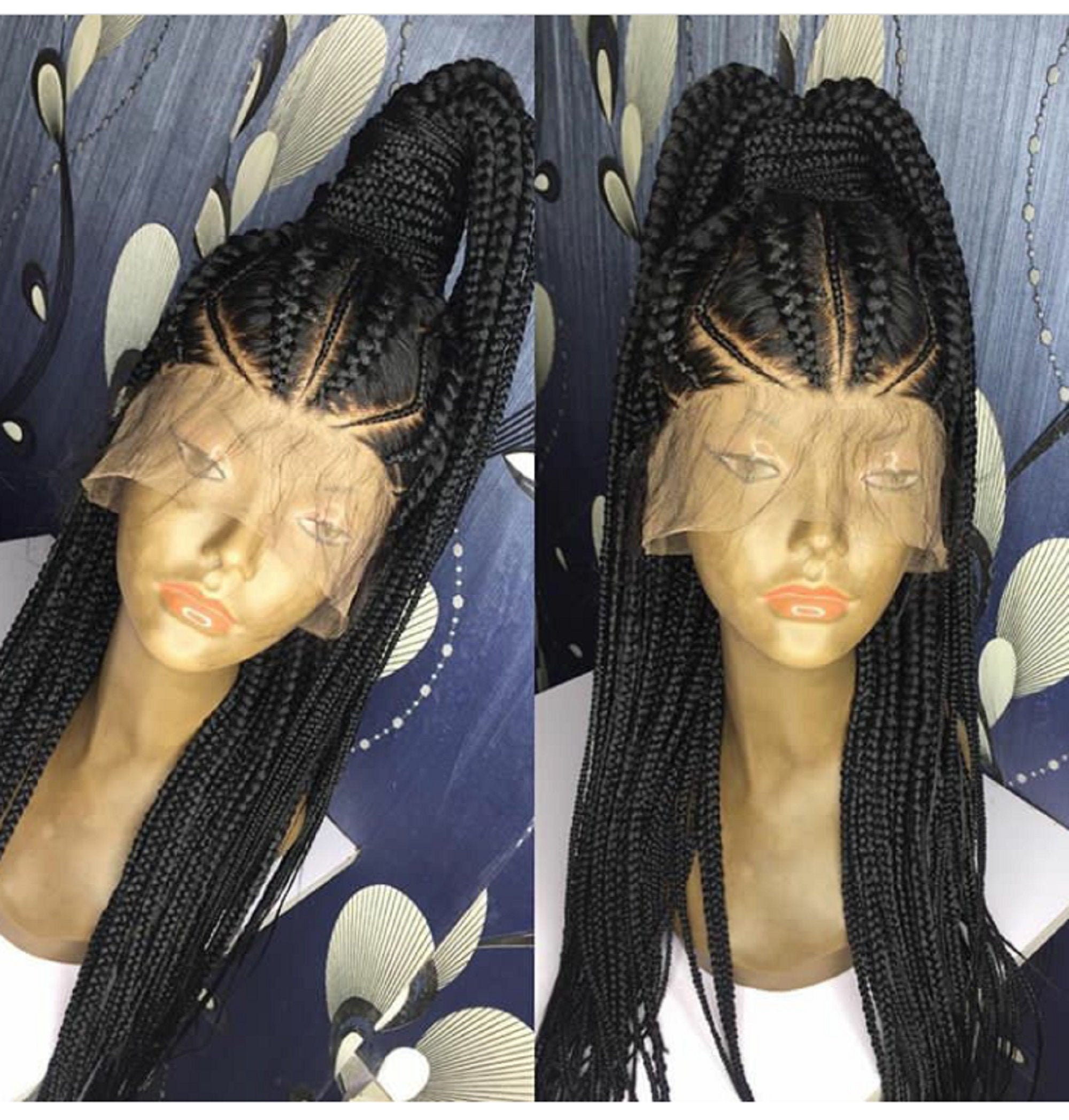 braided bun wigs