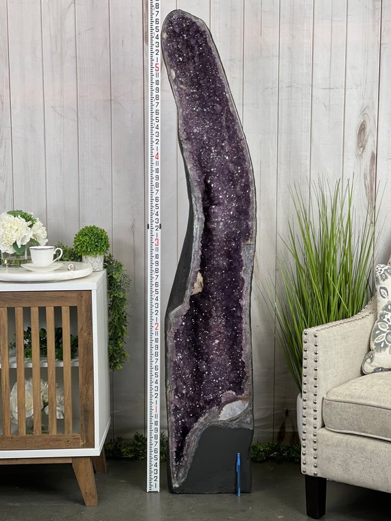 Large Extra Quality Brazilian Amethyst Cathedral, 222.7 Lbs & 67.5