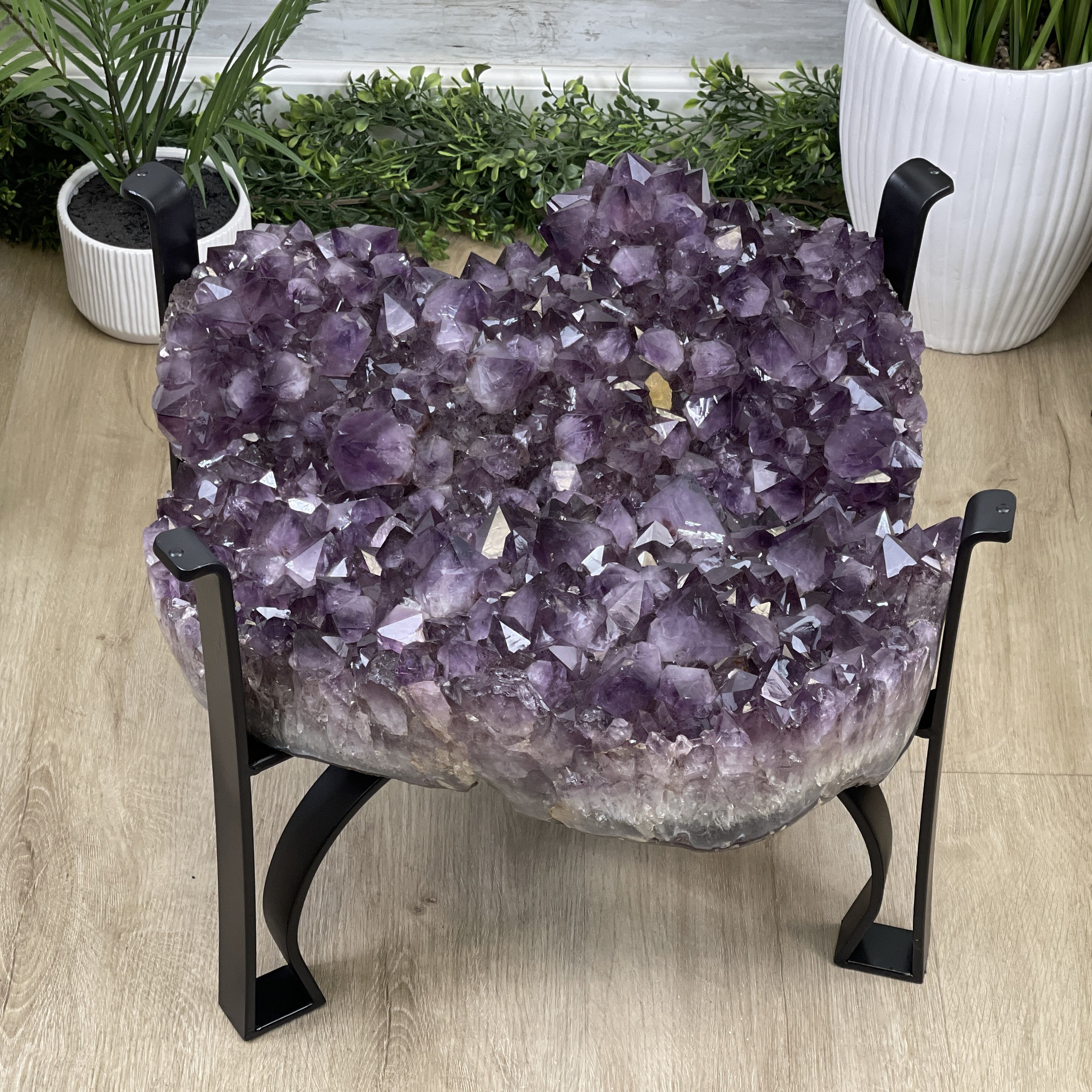 Starbucks Coffee - amethyst Extra Quality Brazilian Amethyst Coffee Table, 103.6 Lbs