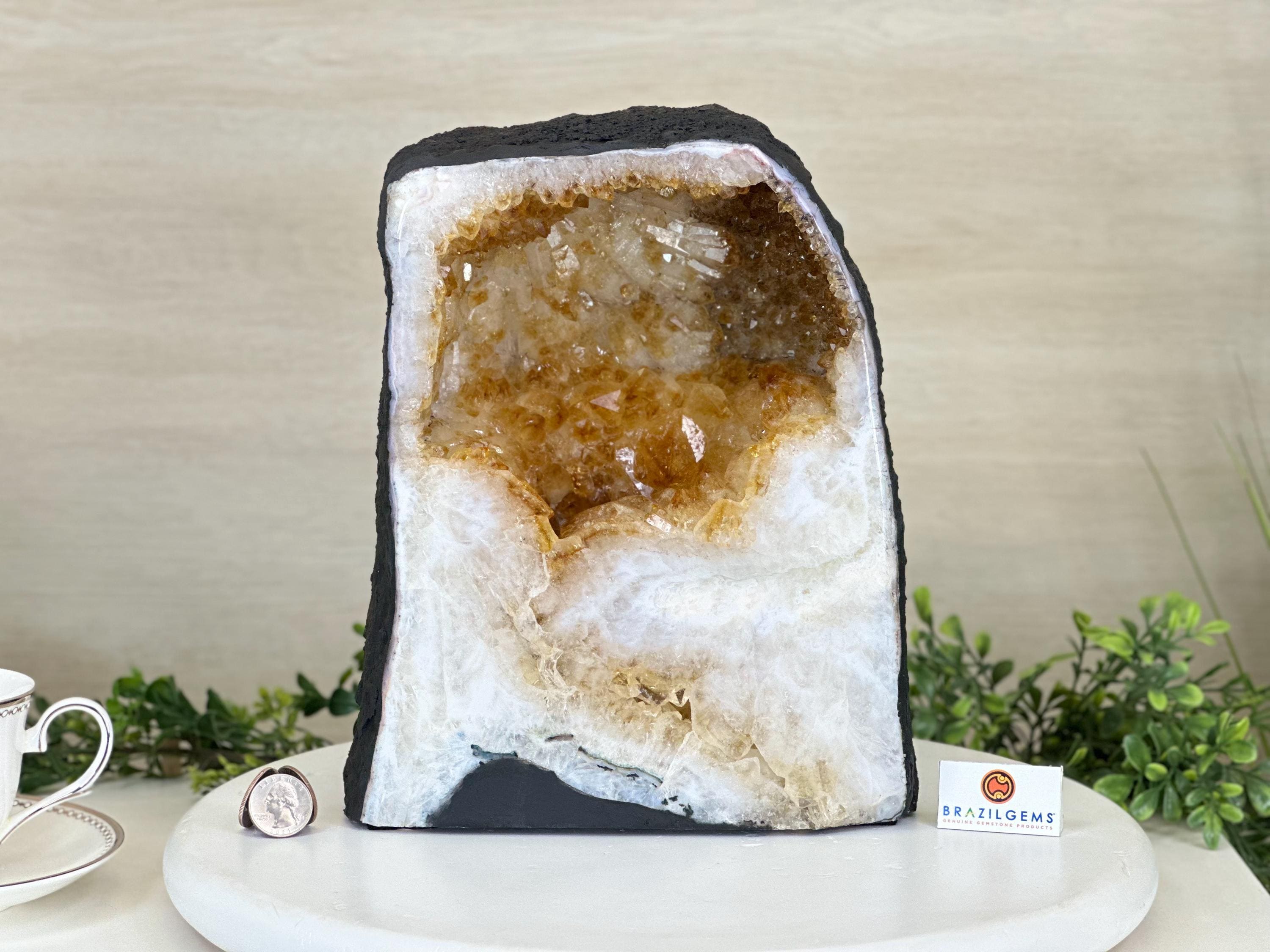 Extra Quality Citrine Cathedral, 24.9 Lbs & 10.9
