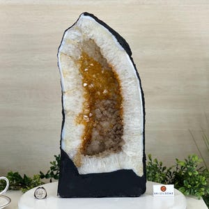 Extra Quality Citrine Cathedral, 30 lbs & 16.4&quot; Tall #5603-0389 by Brazil Gems®