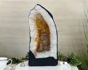 Extra Quality Citrine Cathedral, 30 lbs & 16.4" Tall #5603-0389 by Brazil Gems®