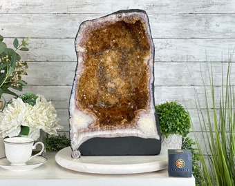 Citrine Cathedral, 53.5 lbs & 17.3" Tall #5603-0337 by Brazil Gems®