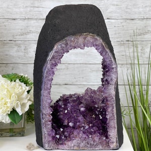 Extra Quality 2-Sided Brazilian Amethyst Cathedral, 28 lbs, 16.7" tall, #5605-0056 by Brazil Gems
