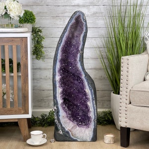 Large Extra Quality Brazilian Amethyst Cathedral, 169.8 lbs & 37.3” tall #5601-1179 by Brazil Gems