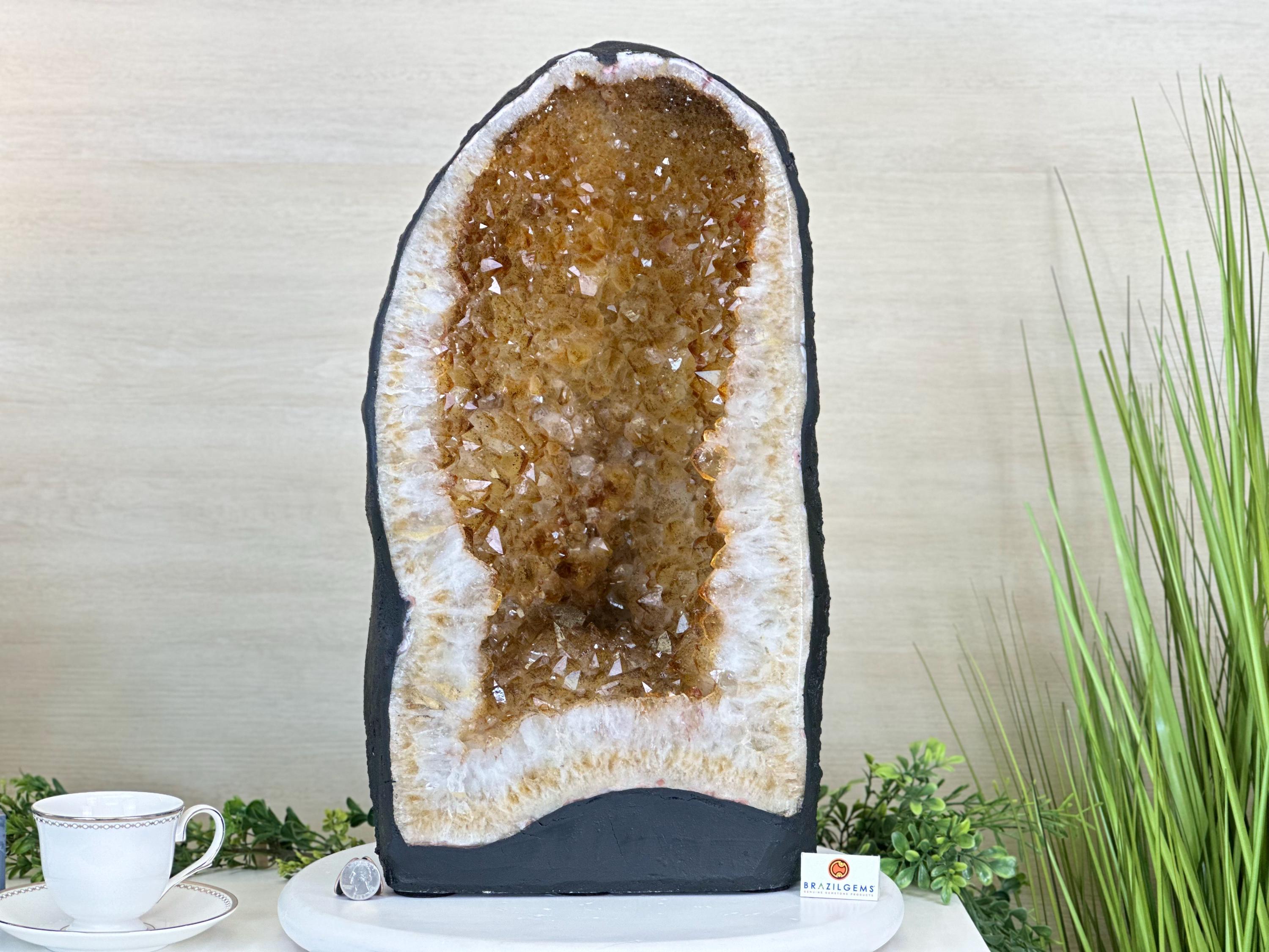 Extra Quality Citrine Cathedral, 75.6 Lbs & 20.2