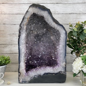 Standard Plus Quality Brazilian Amethyst Cathedral, 22” tall & 112.5 lbs #5601-0359 by Brazil Gems