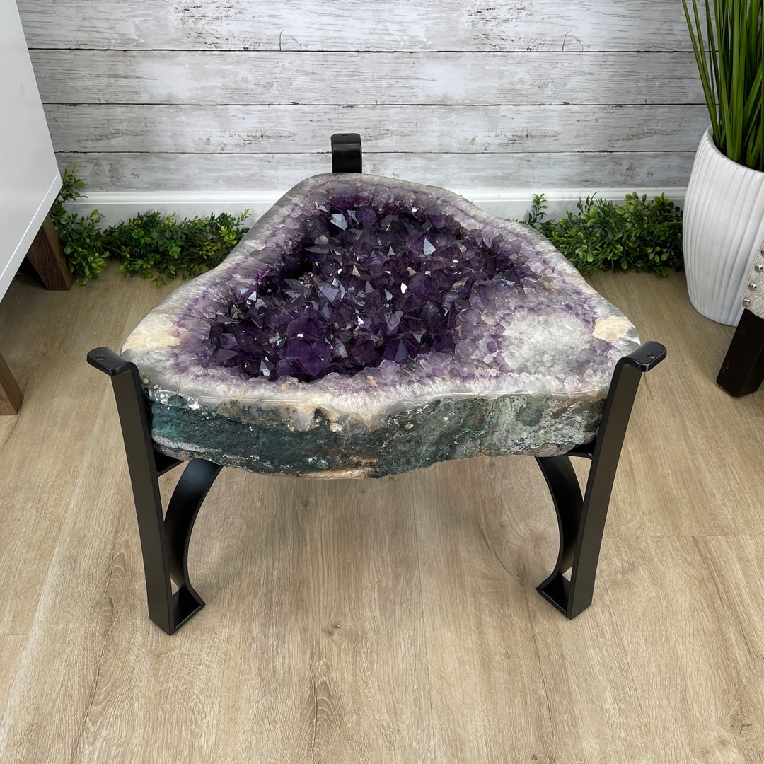 Starbucks Coffee - amethyst Brazilian Amethyst Coffee Table #1385-0080 – Brazil Gems