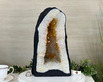 Extra Quality Citrine Cathedral, 32.3 lbs & 15" Tall #5603-0391 by Brazil Gems®
