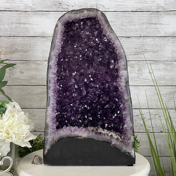 エクストラ プラス品質のブラジル産アメジスト カテドラル、35.1