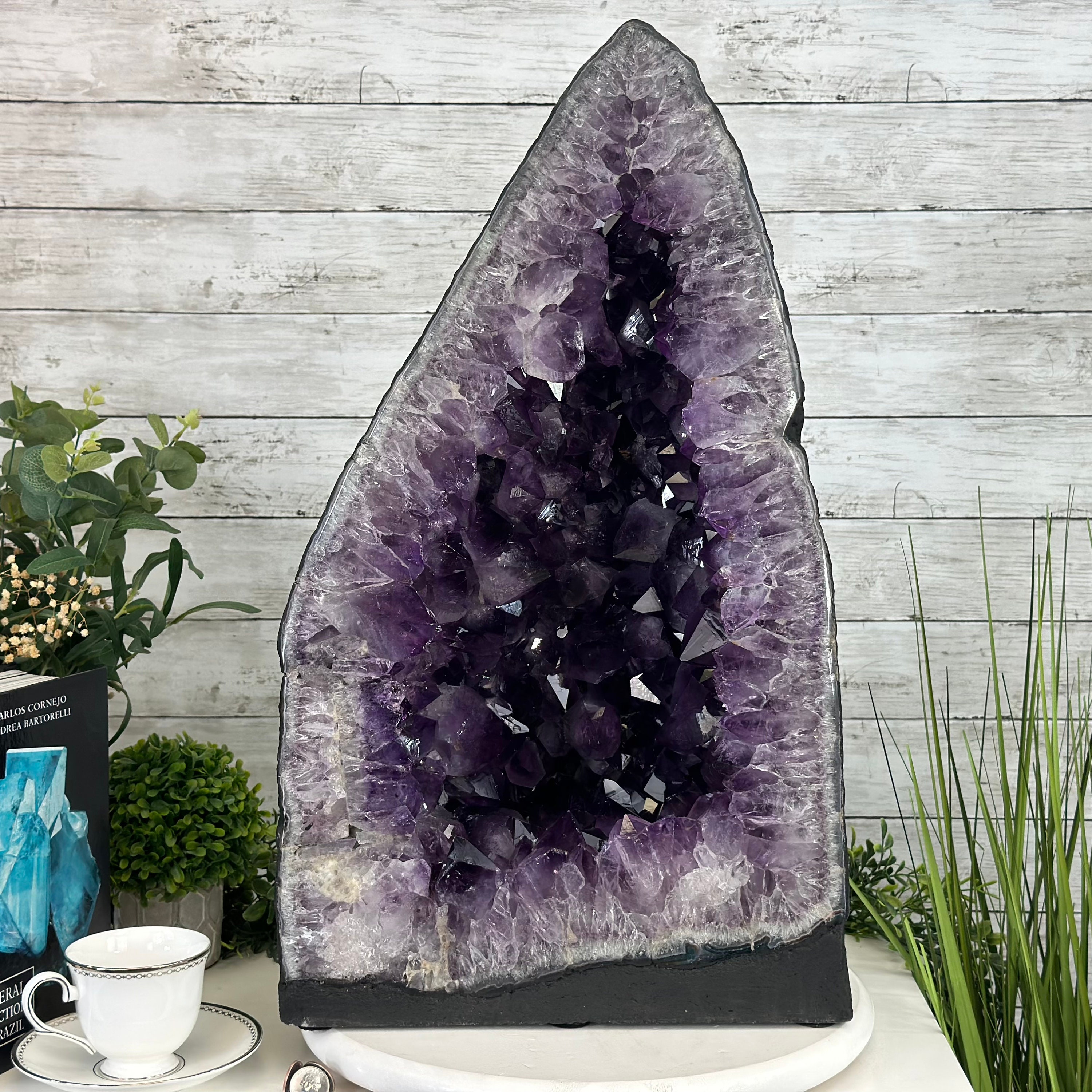 Extra Quality Brazilian Amethyst Cathedral, 108 Lbs & 24.25