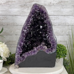 Extra Plus Quality Brazilian Amethyst Cathedral, 55.2 lbs & 17.25&quot; Tall #5601-0851 by Brazil Gems