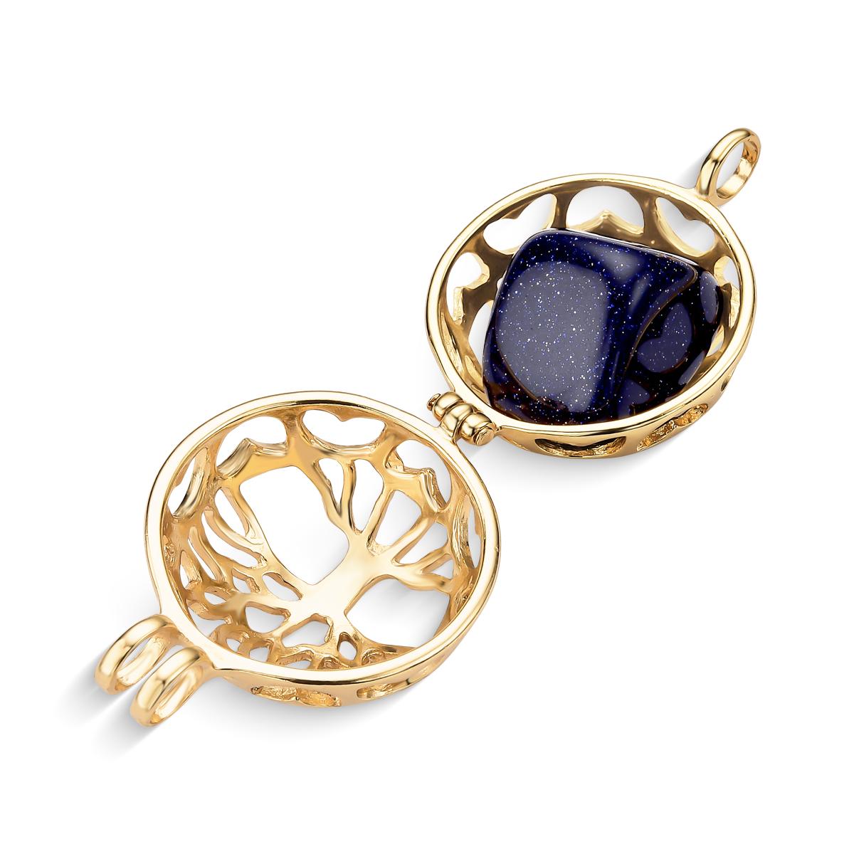 21 Ciondoli Albero Della Vita In Pietre Naturali - Per Bijoux, Portachiavi, Regali, 7 Color I Con Foro - Foto 10