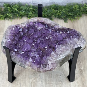 Extra Quality Brazilian Amethyst Coffee Table, 103.6 lbs & 16&quot; tall #1385-0048 by Brazil Gems