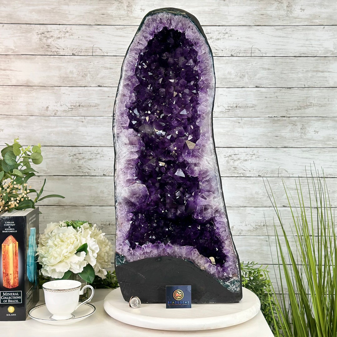 Super Quality Brazilian Amethyst Cathedral, 87.8 Lbs & 27.6