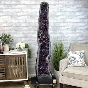 Large Extra Quality Brazilian Amethyst Cathedral, 277.8 lbs & 68.75" Tall #5601-1206 by Brazil Gems