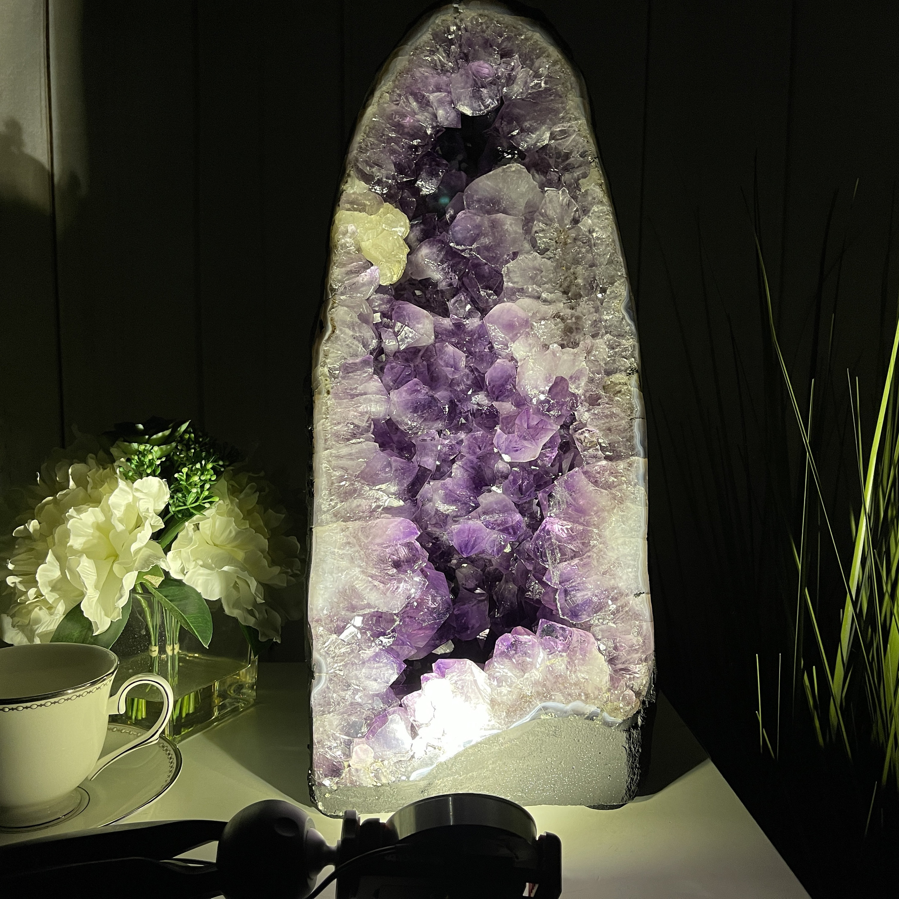 Super Quality Brazilian Amethyst Cathedral, 388 Lbs & 72 Tall 5601