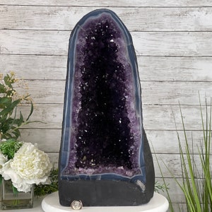 Extra Quality Brazilian Amethyst Cathedral, 22” tall & 79.3 lbs #5601-0540 by Brazil Gems
