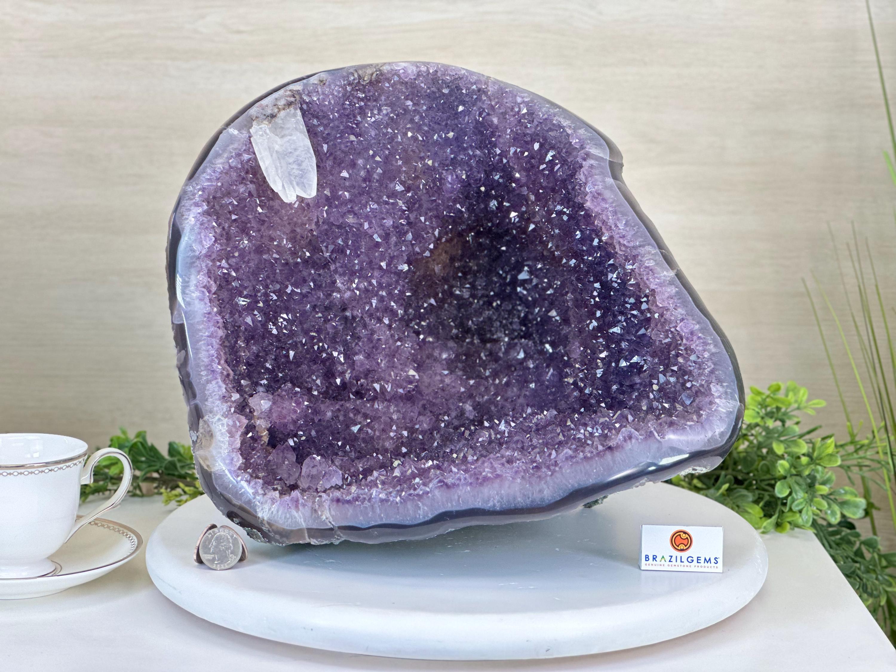 Extra Quality Brazilian Amethyst Cone, 25.7 Lbs & 11.2