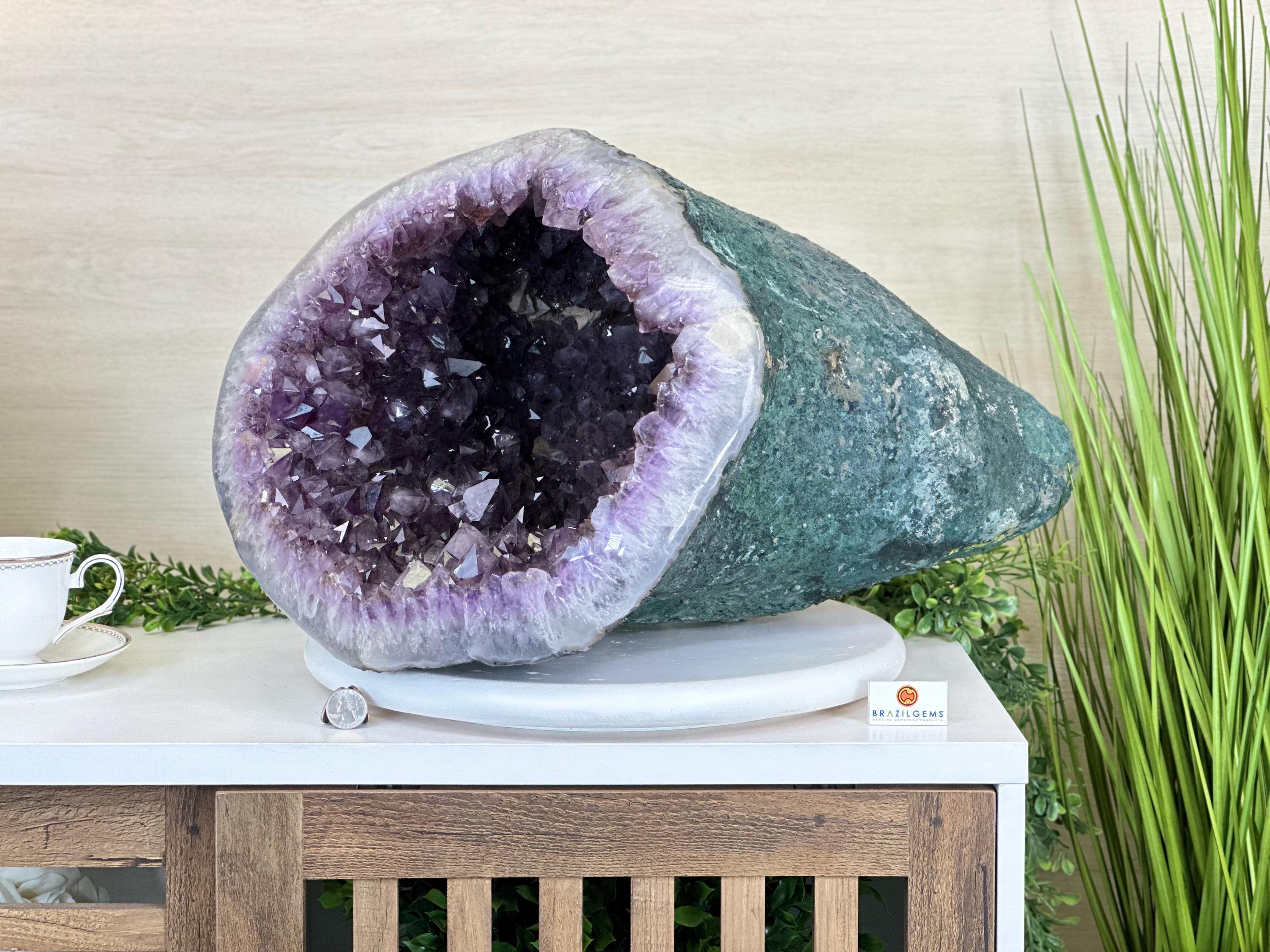 Extra Quality Brazilian Amethyst Cone, 76 Lbs & 12.5
