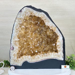 Extra Quality Citrine Cathedral, 47.6 lbs & 15.3&quot; Tall #5603-0399 by Brazil Gems®