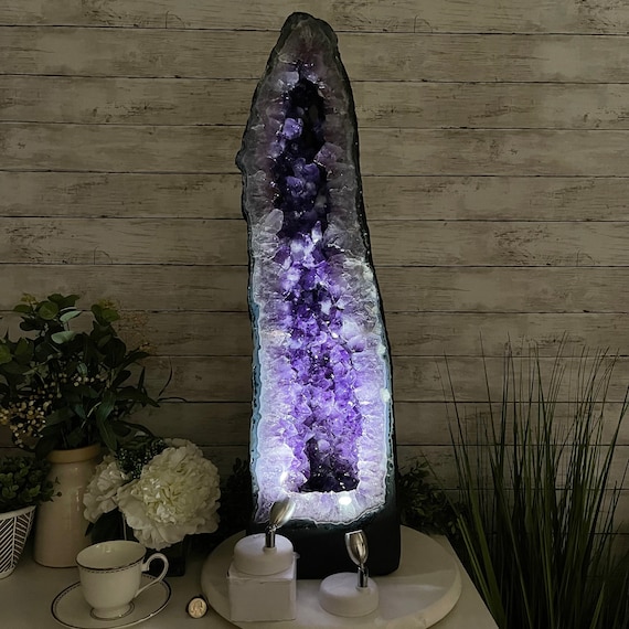 Extra Plus Quality Brazilian Amethyst Cathedral, 81.9 Lbs & 30