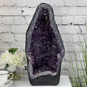 Extra Quality Brazilian Amethyst Cathedral, 19.25” tall & 38.9 lbs #5601-0435 by Brazil Gems